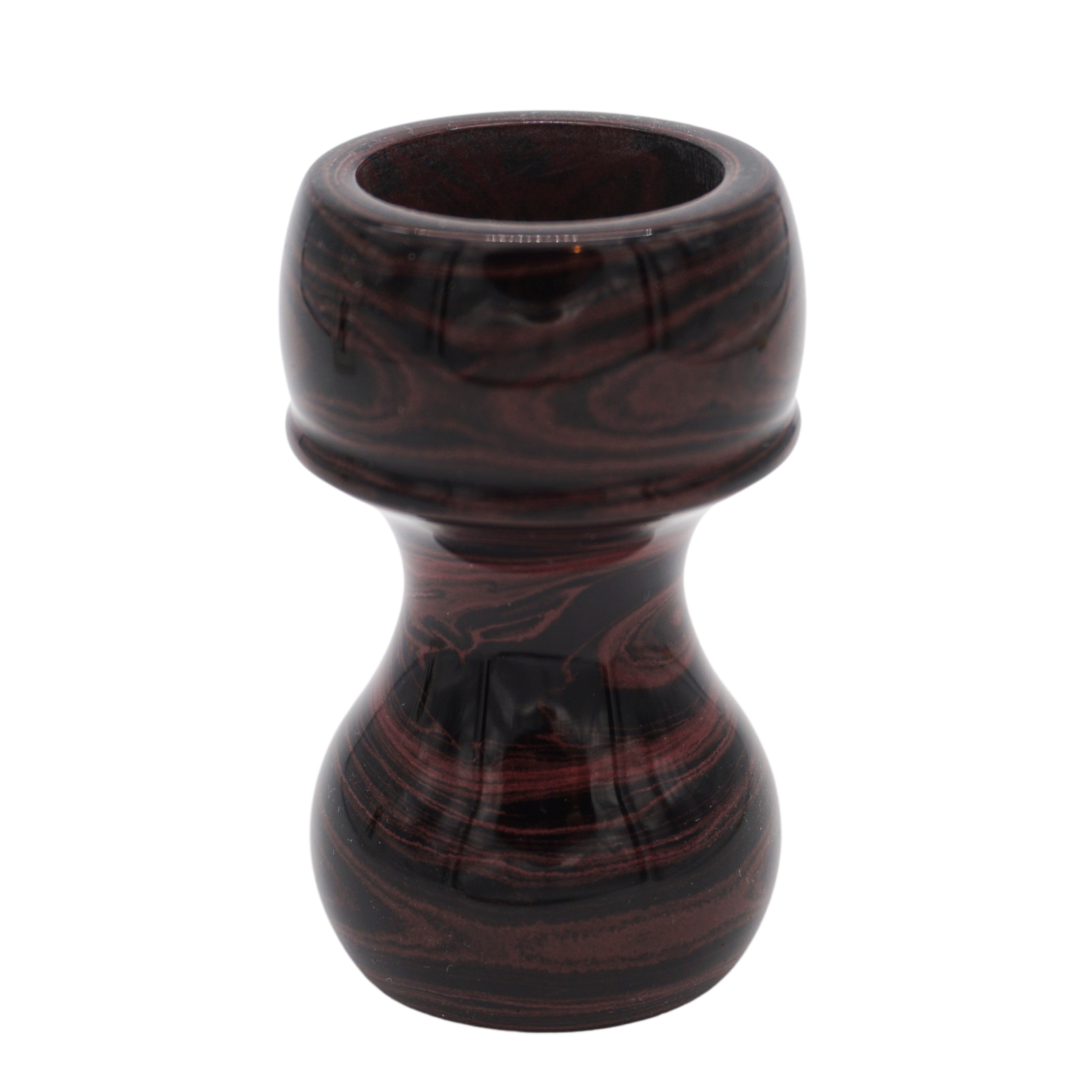 Premium Handmade Raspberry Ebonite Shaving Brush Handle - Fits 24mm & 26mm Knots - Perfect for Wet Shaving & Grooming Gifts for Men