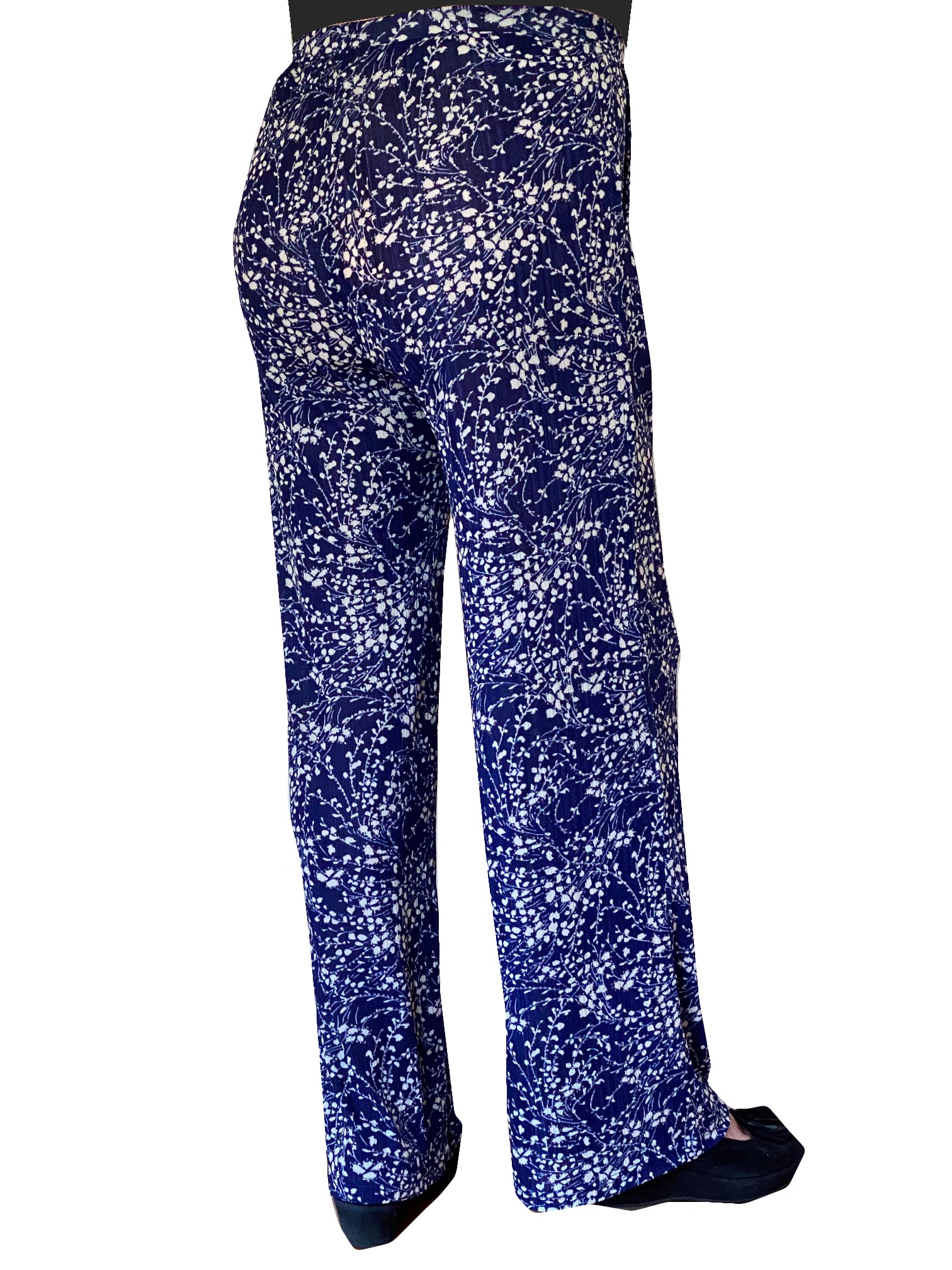 Lucerne Floral Cropped Pants for Women - Elegant High Waist Wide Leg Trousers | Perfect for Spring Summer Outfits, Office Wear & Casual Occasions