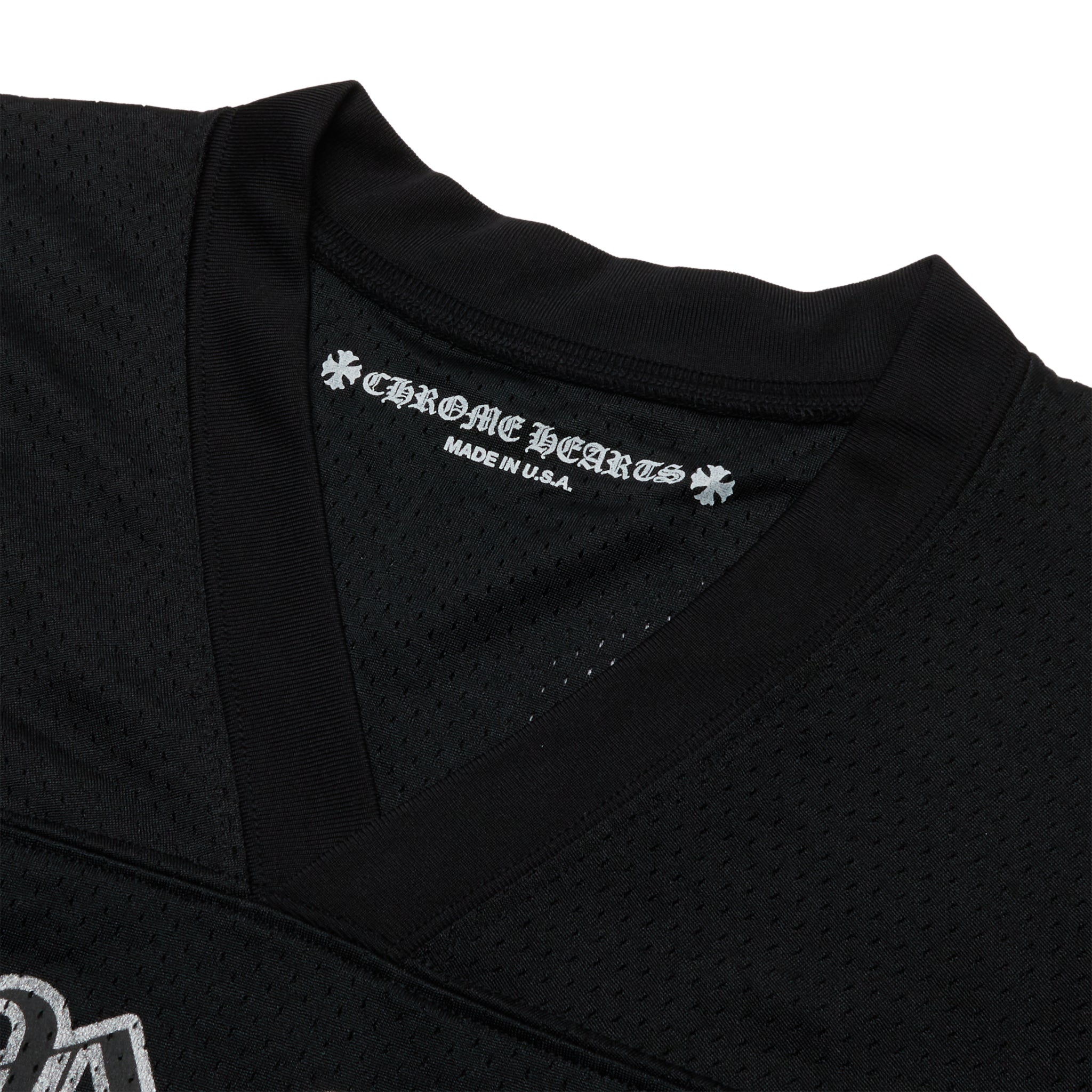 Chrome Hearts Stadium Mesh Long Sleeve Black Jersey for Men - Trendy Streetwear & Casual Outfits - Perfect for Concerts, Parties, and Everyday Wear