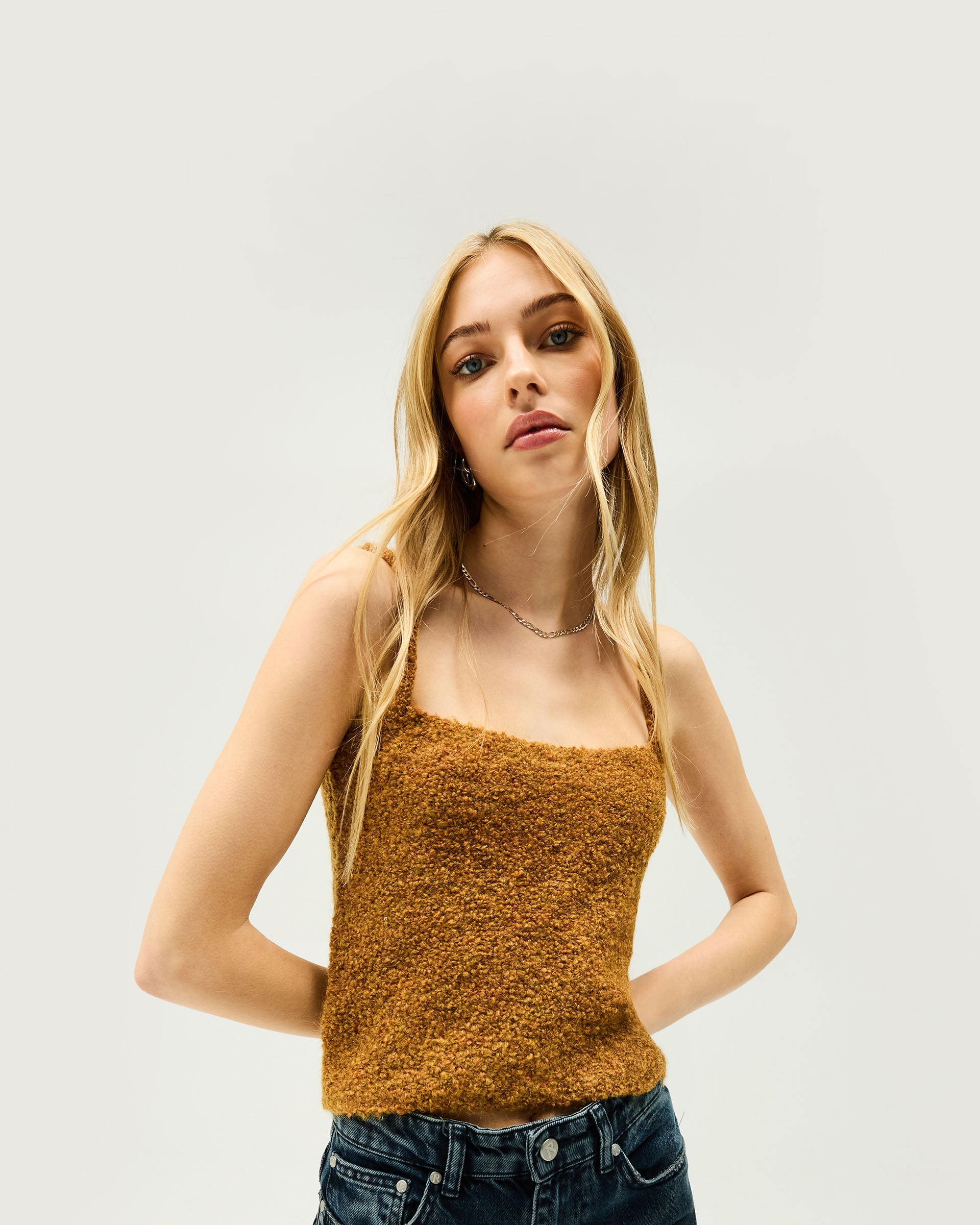 Breeze Cami Top - Women's Lace Camisole in Hazel - Perfect for Layering, Date Nights & Summer Outfits
