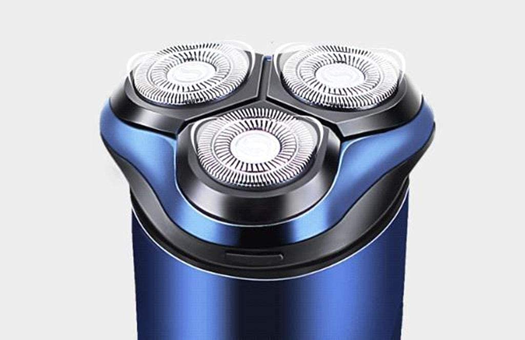 Best USB Rechargeable Electric Shaver for Men - Wet & Dry Rotary Shaver with Pop-up Trimmer, IPX7 Waterproof - Perfect for Travel, Gym & Daily Shaving