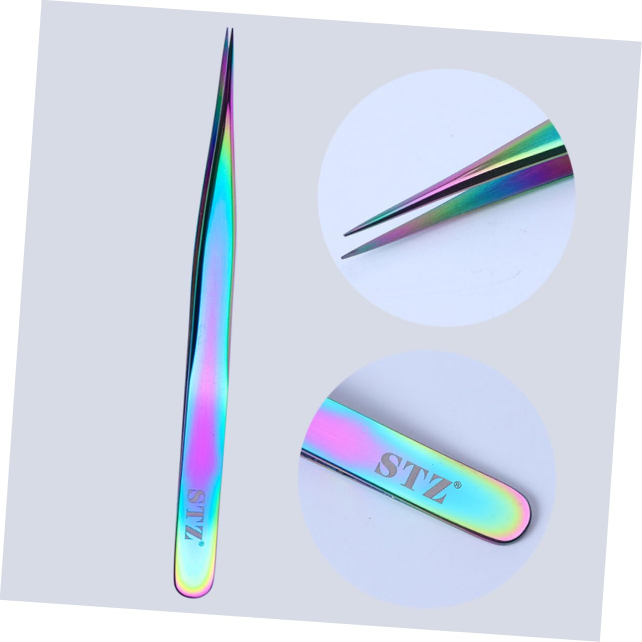 Professional 3-Piece Manicure Tool Set - Diamond Plated Nail Tweezers, Clippers & Accessories for Precise Nail Care | Perfect for Home, Salon & Travel Use