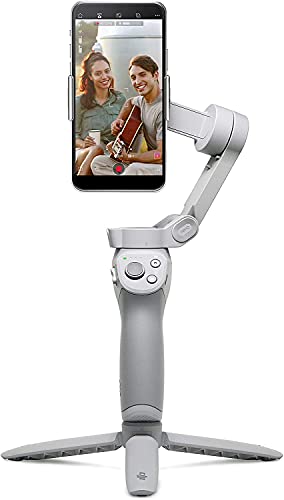 Refurbished DJI OM4 SE Smartphone Gimbal Stabilizer - 3-Axis Handheld Stabilizer for Smooth Videos & Photos, Perfect for Vlogging, Travel & Social Media Content Creation