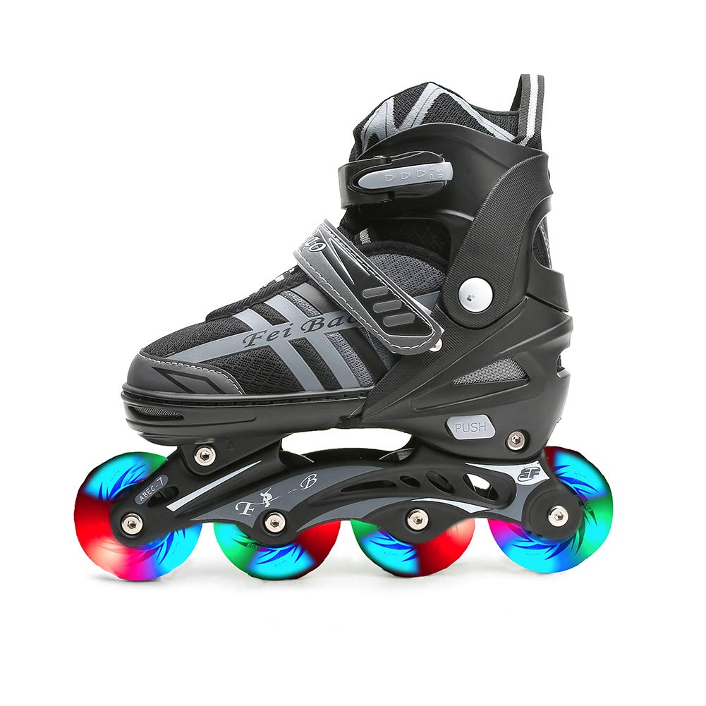Best Light Up Inline Skates for Kids & Adults - Illuminating Roller Blades with LED Wheels for Outdoor Fun, Fitness & Night Skating