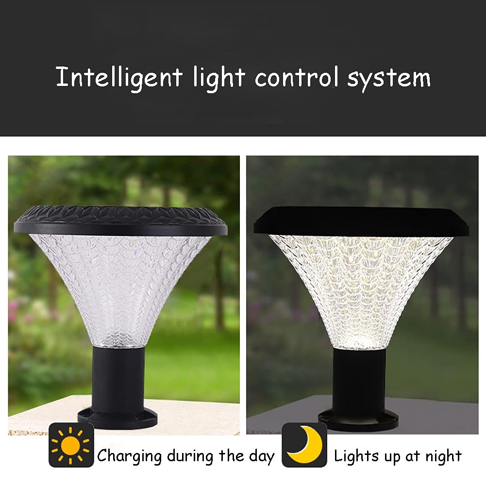 Solar Powered Outdoor Post Lights - Waterproof LED Deck & Garden Pillar Lighting for Fence, Wood Columns & Pathways | Perfect for Patio, Yard & Landscape Decoration at Night