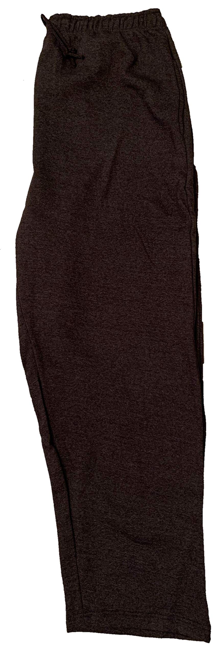Big and Tall Sweatpants for Men - Heavyweight Cotton Joggers with Pockets | Comfortable Lounge Pants for Home, Gym & Outdoor Activities