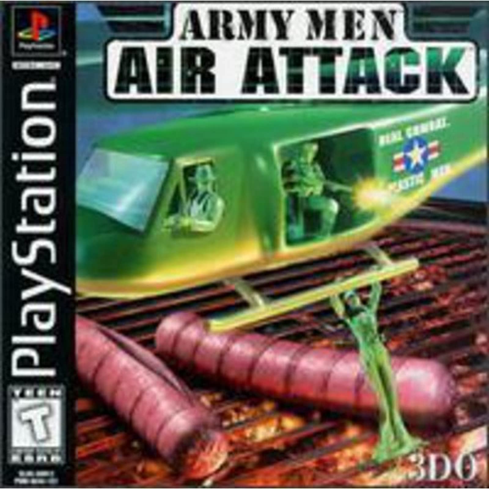 Army Men Air Attack - Complete in Box (CIB) for PlayStation 1 - Classic Strategy War Video Game for Retro Gaming Enthusiasts | Perfect for Nostalgic Gaming Nights and Military Strategy Fans