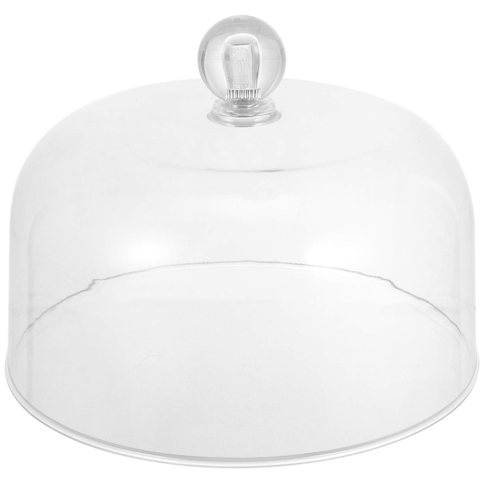 Plastic Cake Dome Cover - Round Transparent Cake Stand Protector for Dessert Display, Food Serving Tray & Pedestal Showcase | Perfect for Bakeries, Parties & Kitchen Storage