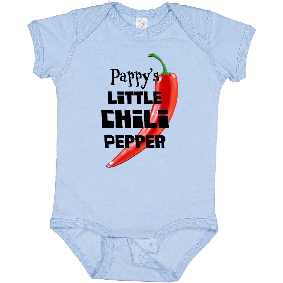 Inktastic Pappy's Little Chili Pepper Baby Bodysuit - Cute Infant Onesie for Boys & Girls - Perfect for Family Photos, Holidays & Everyday Wear