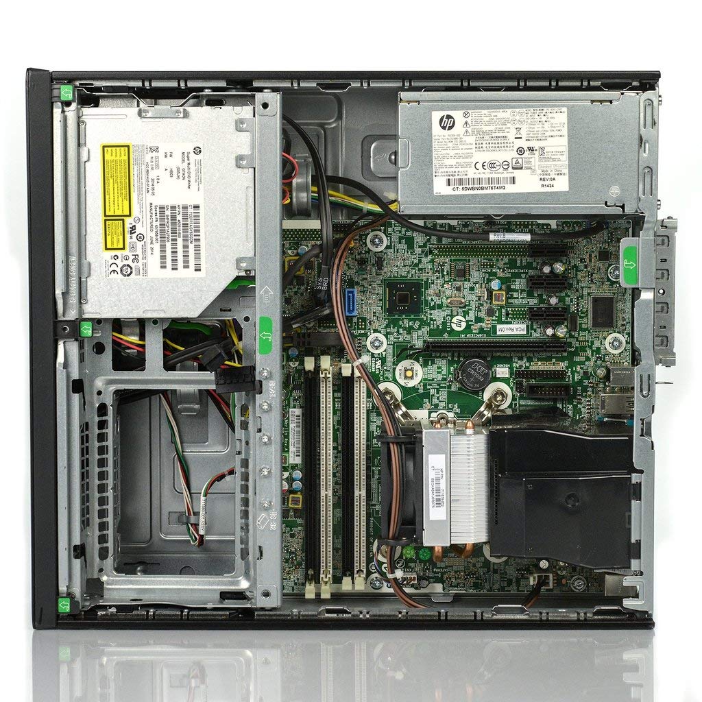 Refurbished HP 600 G2 SFF Desktop PC - Intel Core i5 3.2GHz, 16GB RAM, 256GB SSD + 1TB HDD, NVIDIA GT 1030 2GB, WiFi/Bluetooth, Win 10 Pro (Black) | Home Office, Business Computing & Gaming Workstation