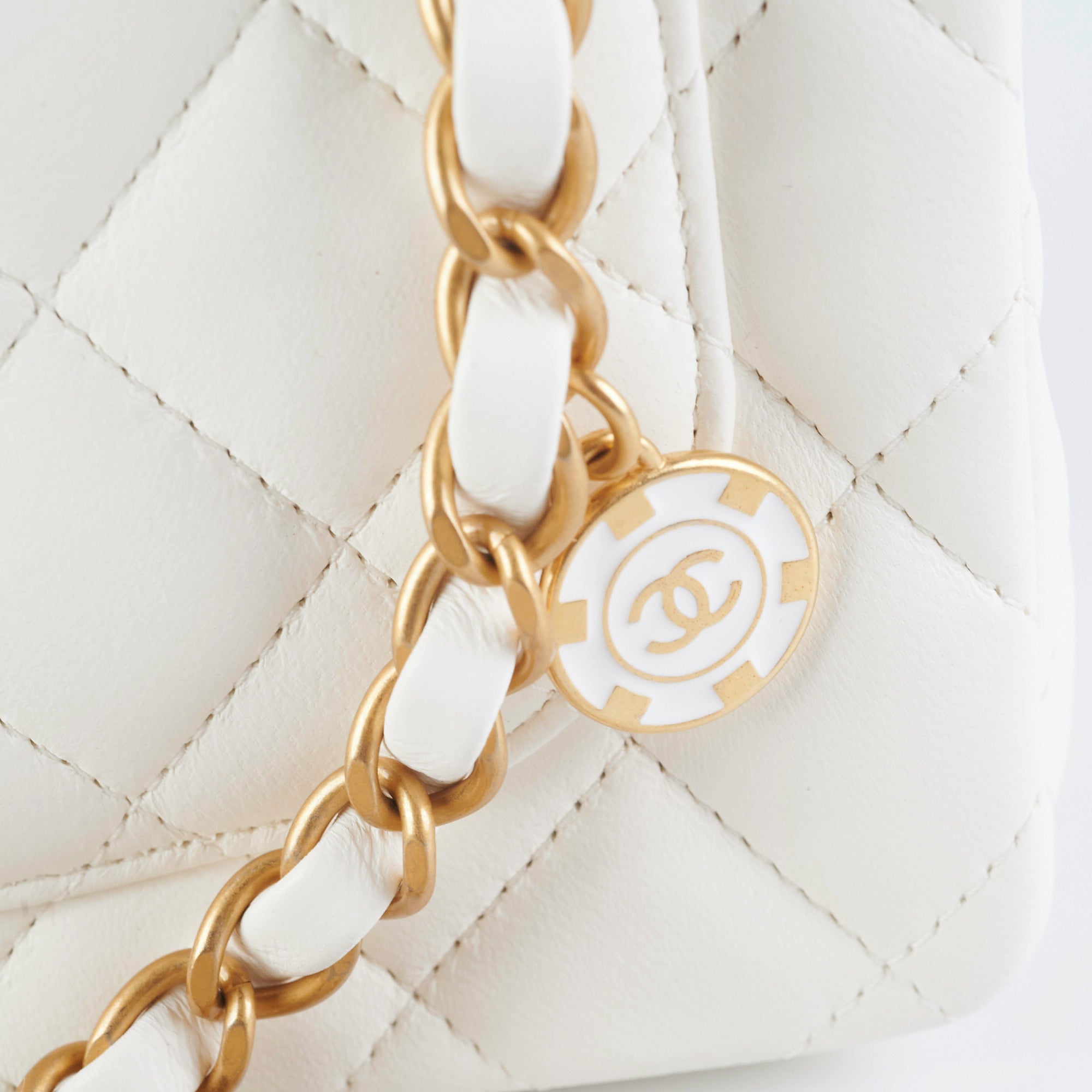 Chanel Classic Flap Bag in White - Luxury Designer Handbag for Women | Perfect for Parties, Weddings & Everyday Elegance