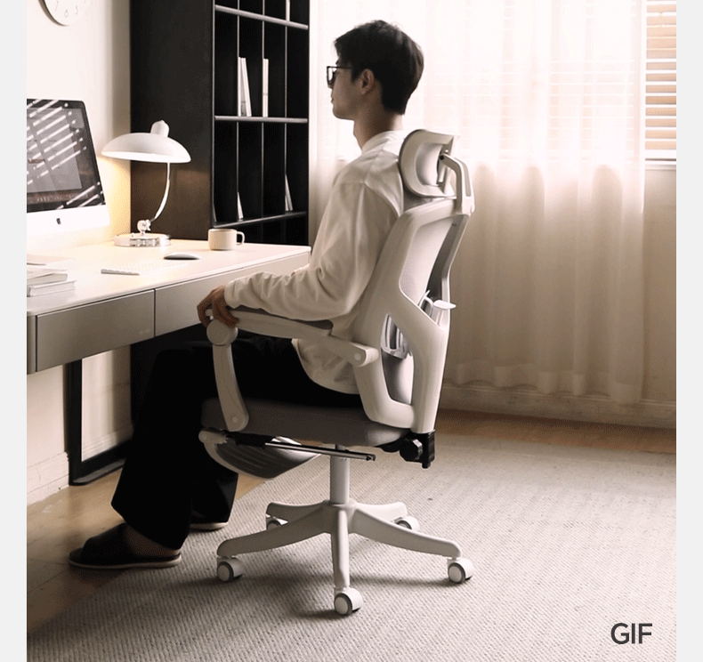 Ergonomic Office Chair with Lumbar Support - Comfortable Computer Desk Chair for Long Hours Sitting - Perfect for Home Office, Gaming, and Workspace