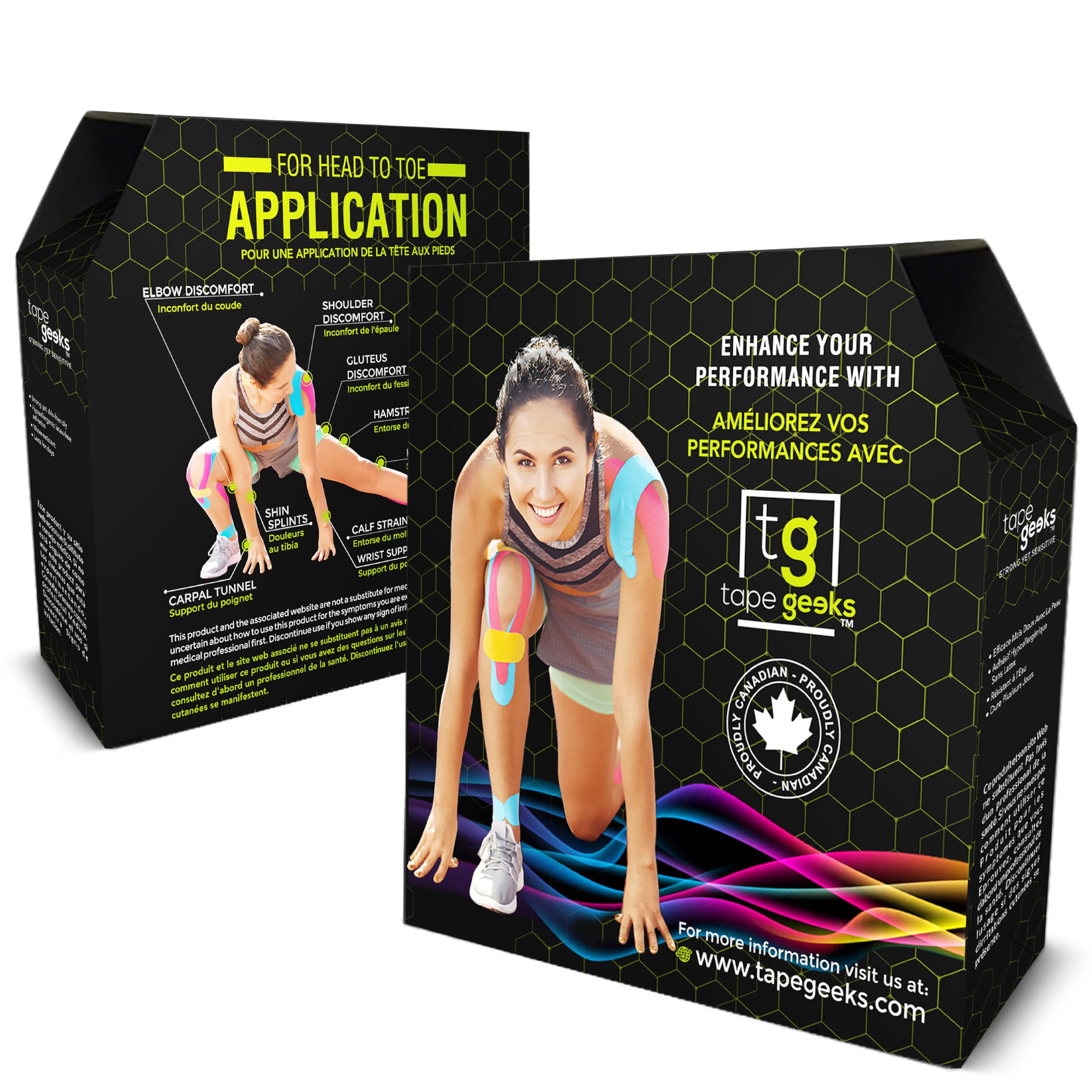 TapeGeeks Kinesiology Tape Roll - Hypoallergenic Athletic Sports Tape for Muscle Support, Pregnancy Belly Support & Sensitive Skin | Medical Grade, Beige, Anti-Aging Face Tape | Ideal for Post-Workout Recovery, Maternity Support & Skincare Routine