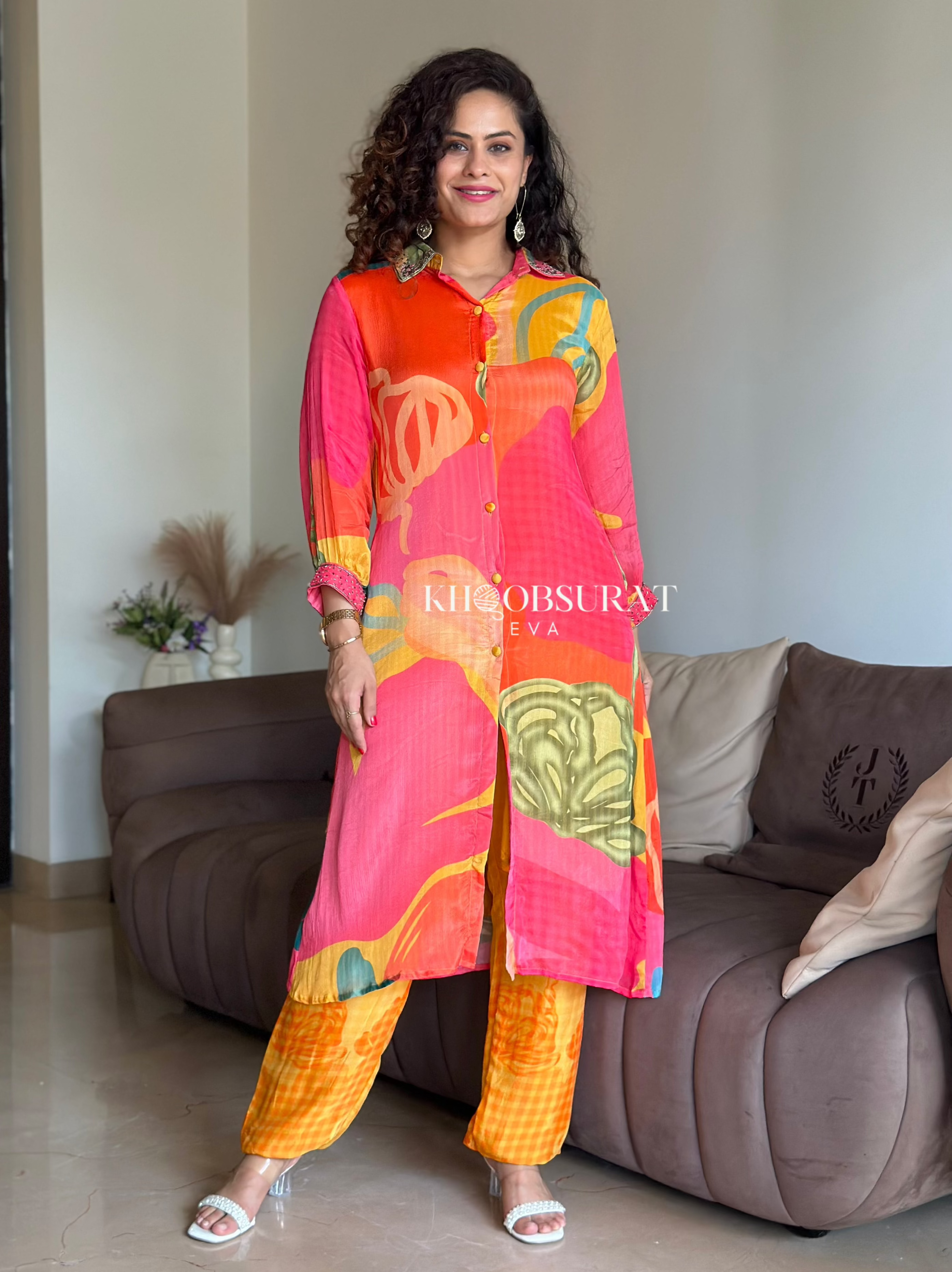 Elegant Indian Wedding Sequin Kurta Set for Women - Traditional Embroidered Bridal Outfit | Perfect for Weddings, Festivals & Special Occasions