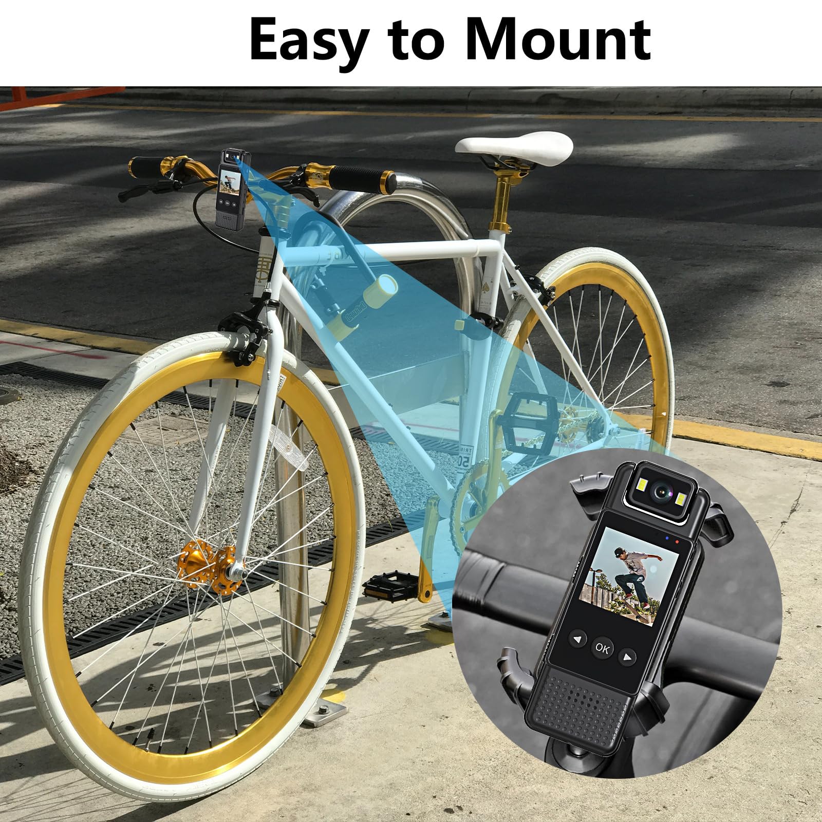 HOOLRZI Miniature Camera - 1080P HD Pocket Camcorder Video Recorder with Night Vision, Waterproof Design for Sports, Fitness & Outdoor Adventures | Perfect for Vlogging, Cycling, Skiing & Action Shots