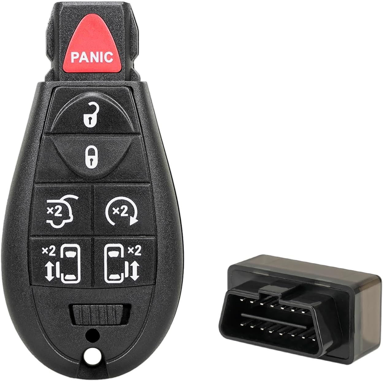 Replacement Key Fob for 2008-2016 Chrysler Town & Country & Dodge Grand Caravan - Keyless Entry Remote M3N5WY783X IYZ-C01 - Perfect for Lost/Damaged Keys & Easy Vehicle Access