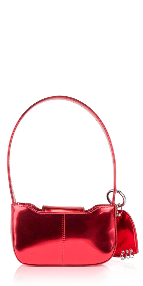 Dylan Metallic Red Crossbody Bag for Women - Stylish & Durable Purse for Work, Travel & Everyday Use