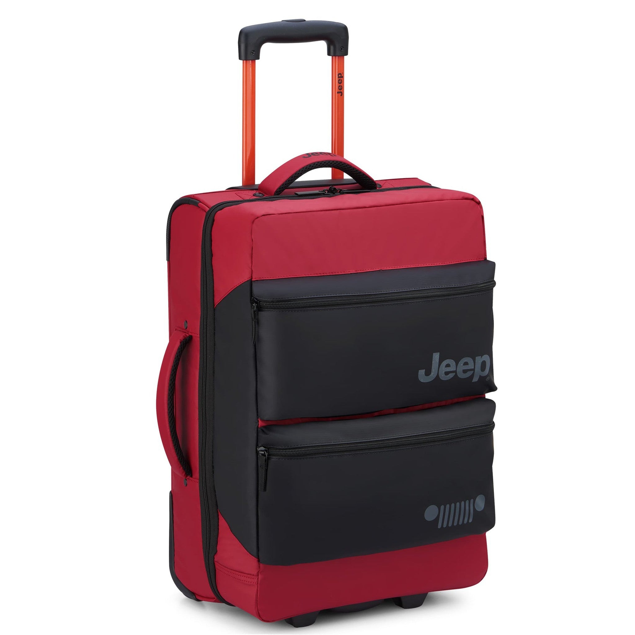 Delsey Jeep JS006B 20-Inch Rolling Duffel Bag - Lightweight Carry-On Luggage for Travel, Gym & Weekend Getaways - Durable Spinner Wheels & Expandable Design