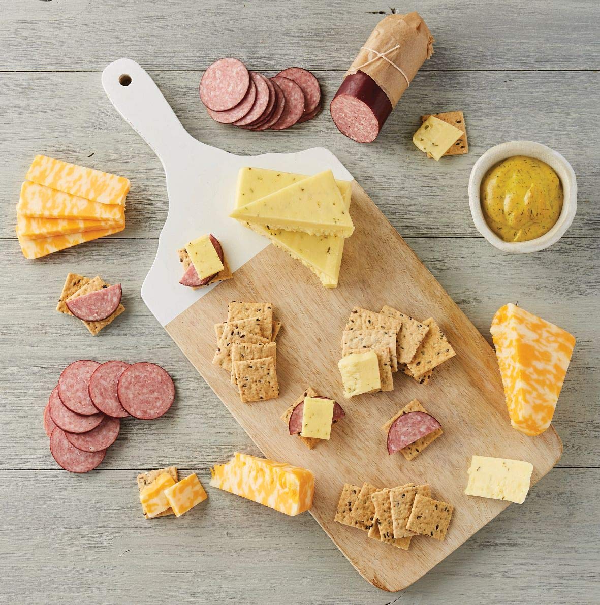 Harry & David Premium Gourmet Picnic Gift Basket with Pears, Cheese, Sausage & Crackers - Perfect for Outdoor Picnics, Camping & Holiday Gifting