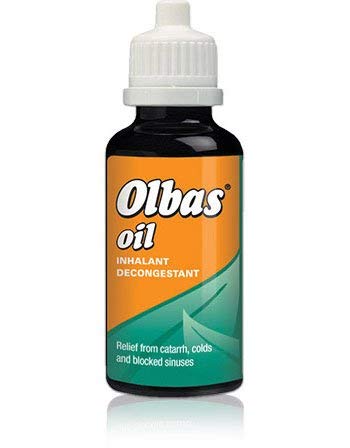 Olbas Oil 28ml - Natural Swiss Aromatherapy Essential Oil for Cold Relief, Sinus & Muscle Pain - Perfect for Inhalation, Massage & Home Diffuser Use