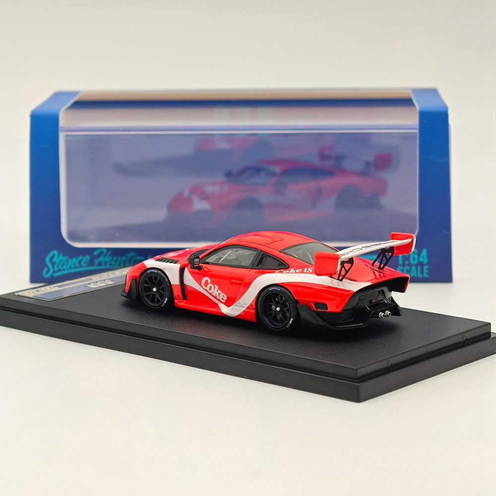 1/64 Stance Hunters Porsche 935 High REV Series Red Resin Model Car - Limited Edition of 499 - Collectible Diecast Vehicle for Display & Racing Enthusiasts