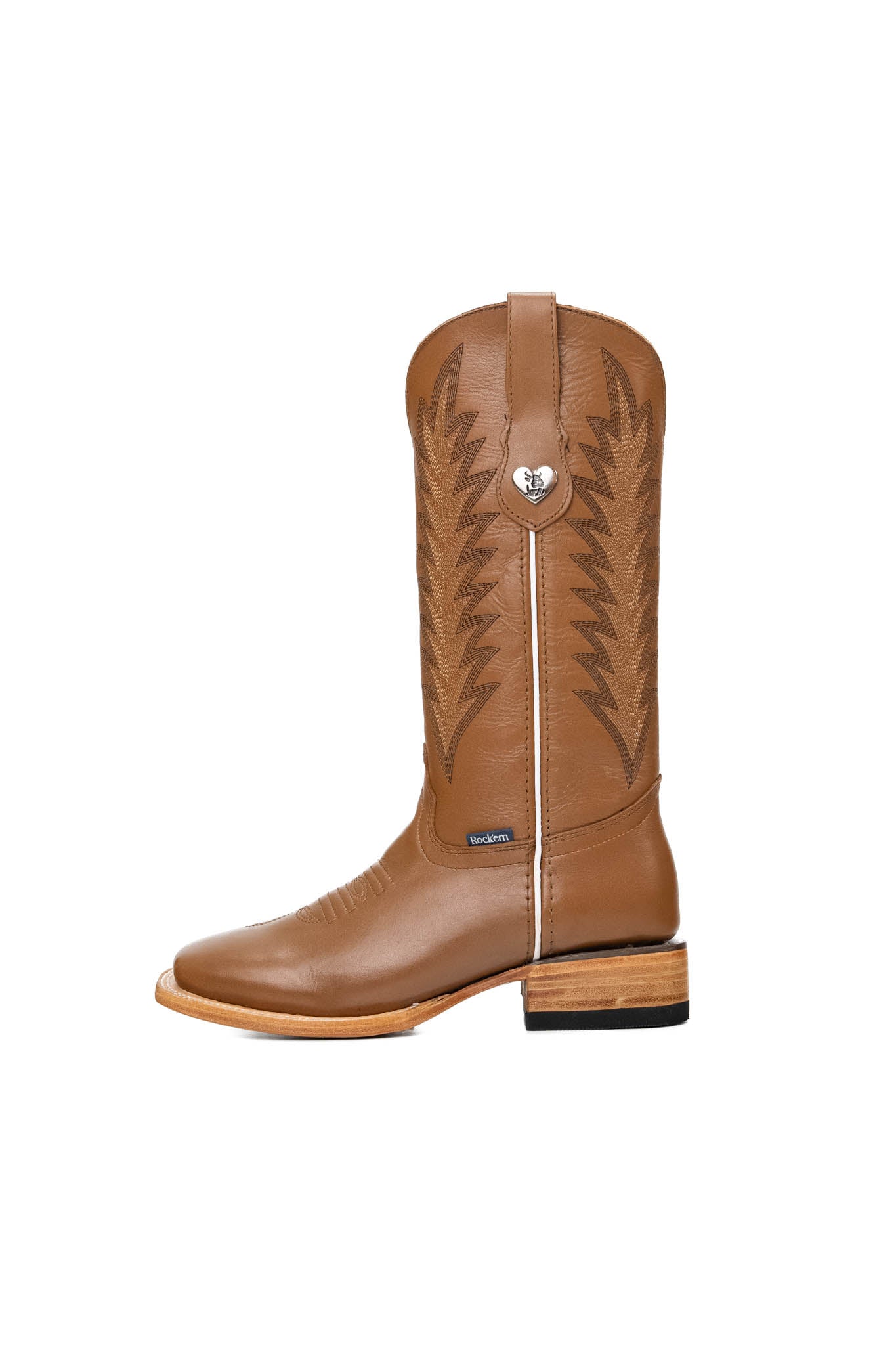 Sierra Square Toe Cowgirl Boots for Women - Western Riding Boots with Comfortable Cushion - Perfect for Country Dancing, Rodeo & Outdoor Adventures