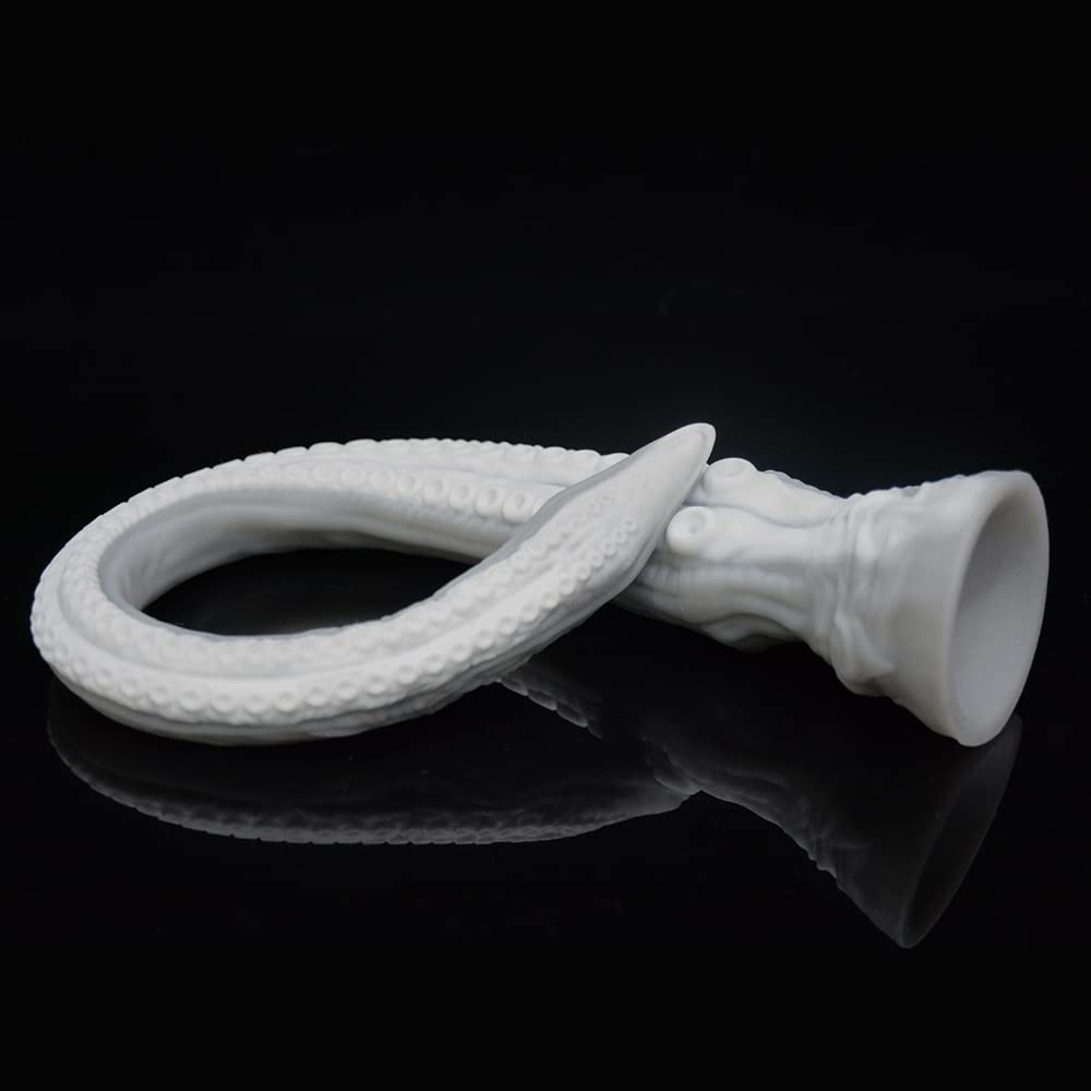 Nothosaur ABYSS II Extra Long Anal Plug for Women & Men - 65cm Silicone Butt Plug with Suction Base, Grey Shark Design - Couples & Solo Play, BDSM, Gay & Lesbian Sex Toys for Enhanced Pleasure