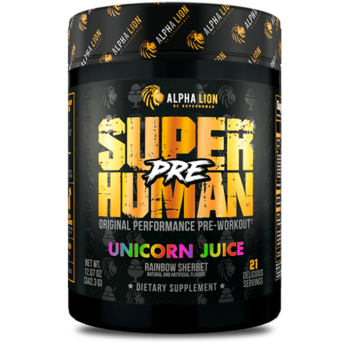 Alpha Lion SUPERHUMAN® PRE Workout Supplement 342.3g - Boost Energy, Focus & Performance for Intense Training | Pre-Workout Powder for Gym, Bodybuilding & Fitness Enthusiasts