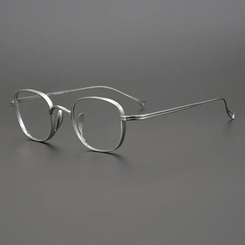 Aimee Women's Full Rim Square Titanium Eyeglasses Frame 65114 - Lightweight Durable Glasses for Work, Reading & Fashion Accessories