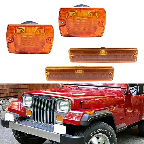 Amber side marker housing+Amber Turn signal housing