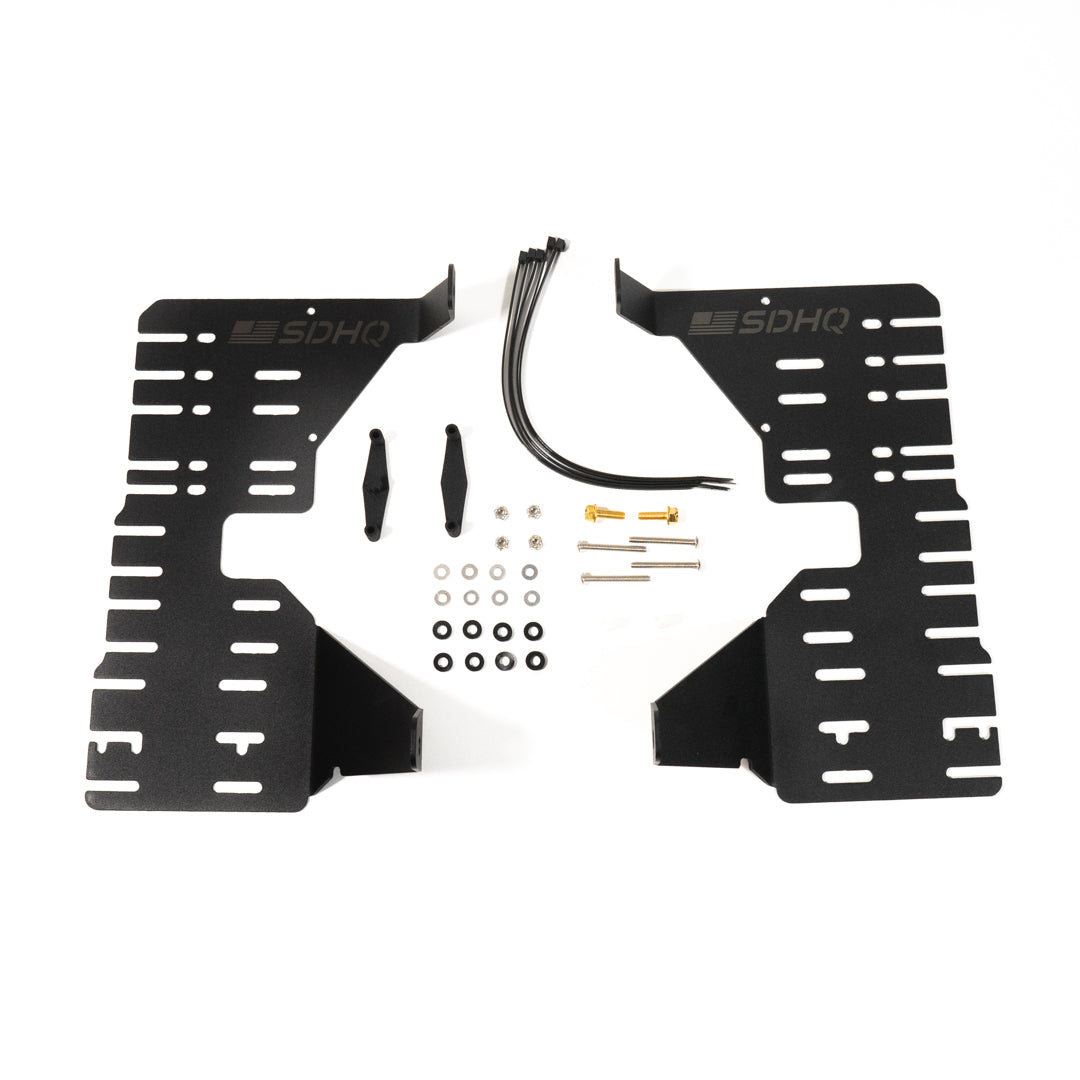 2022-2024 Toyota Tundra & Sequoia SDHQ Built Behind the Grille LED Light Bar Mount Kit - Off-Road Lighting Accessories for Night Driving & Adventure