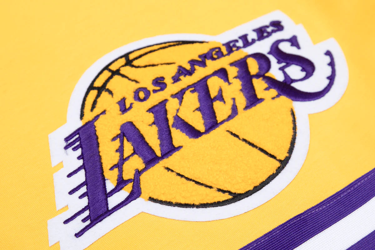 Pro Standard Los Angeles Lakers NBA Basketball Game Shorts - Men's Athletic Performance Shorts (BLL351639) Yellow - Perfect for Basketball Games, Gym Workouts & Casual Wear