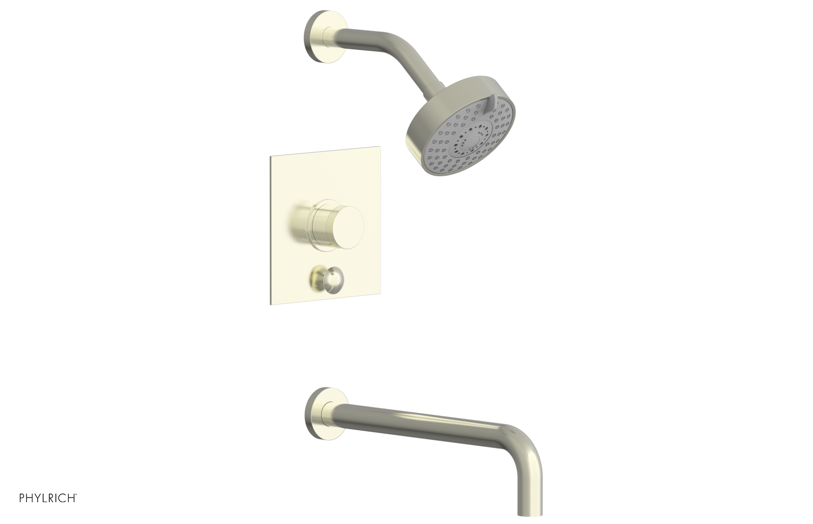 BASIC II 12 Pressure Balance Tub and Shower Faucet Set - 230S 26 12 - Durable Bathroom Fixture for Relaxing Showers and Spa-Like Baths
