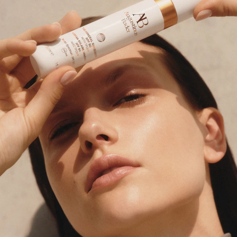 Augustinus Bader The Mineral Sunscreen SPF 50 - Broad Spectrum UVA/UVB Protection, Water-Resistant, Reef-Safe Zinc Oxide Sunscreen for Face & Body - Perfect for Beach, Swimming & Outdoor Activities