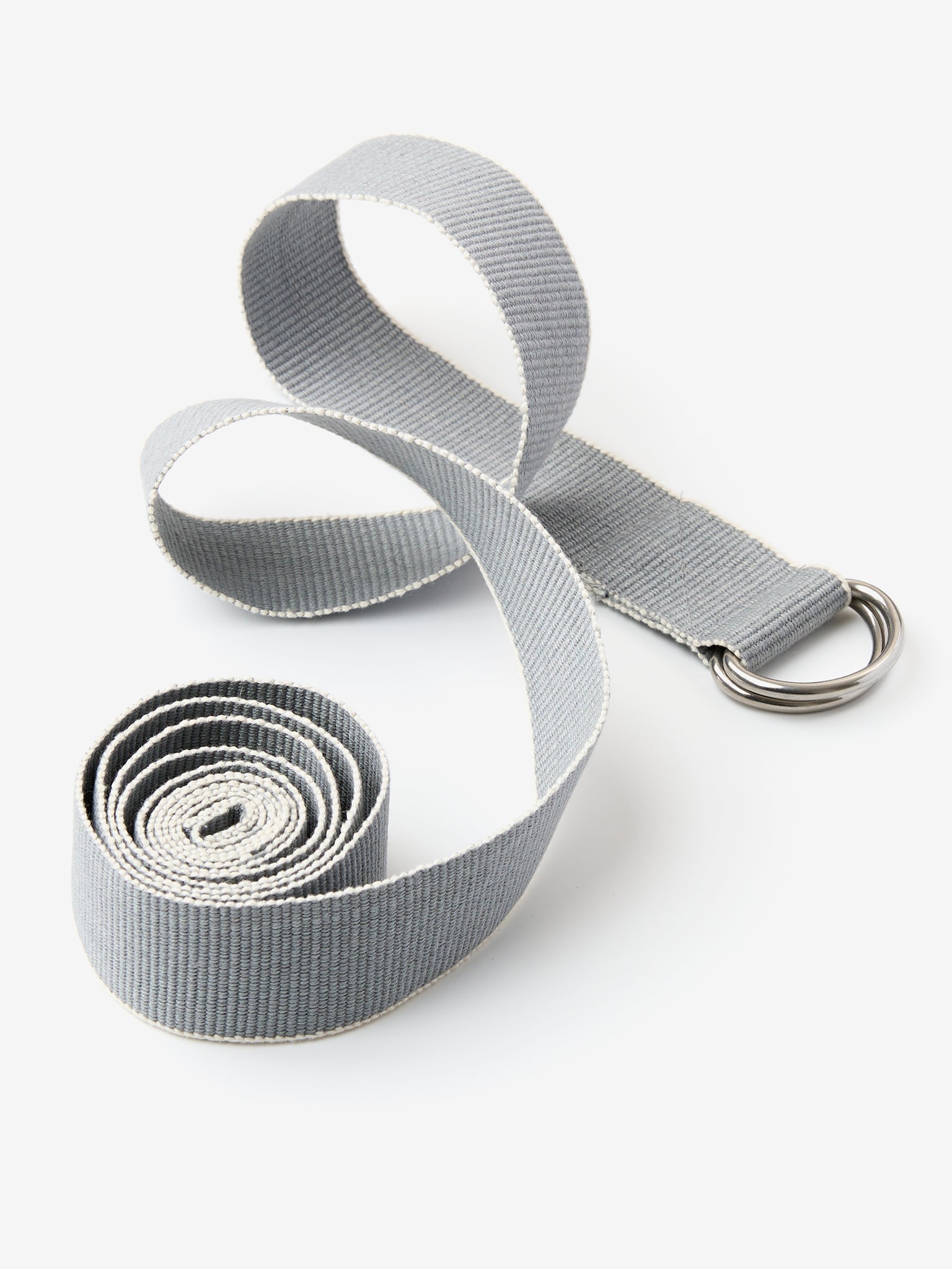 Yogamatters Organic Cotton Chambray D-Ring Yoga Belt - Pack of 20 - Premium Yoga Strap for Stretching, Flexibility & Posture Correction - Ideal for Yoga, Pilates & Fitness Training