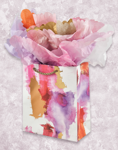 Vibrant Color Splash Gift Bags for Birthdays, Weddings & Parties - Premium Quality Studio Gift Bags for All Occasions