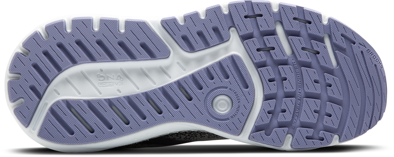 Ariel GTS 24 WIDE Women's Running Shoes - Size 8.0 (Mercury/Ebony/Sweet Lavender) | Lightweight Cushioned Sneakers for Jogging, Gym Workouts & Everyday Wear