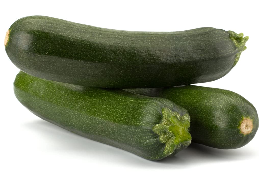 Organic Dark Green Zucchini Summer Squash Heirloom Seeds - Non-GMO, 7g Packet for Home Gardening, Fresh Salads & Healthy Cooking