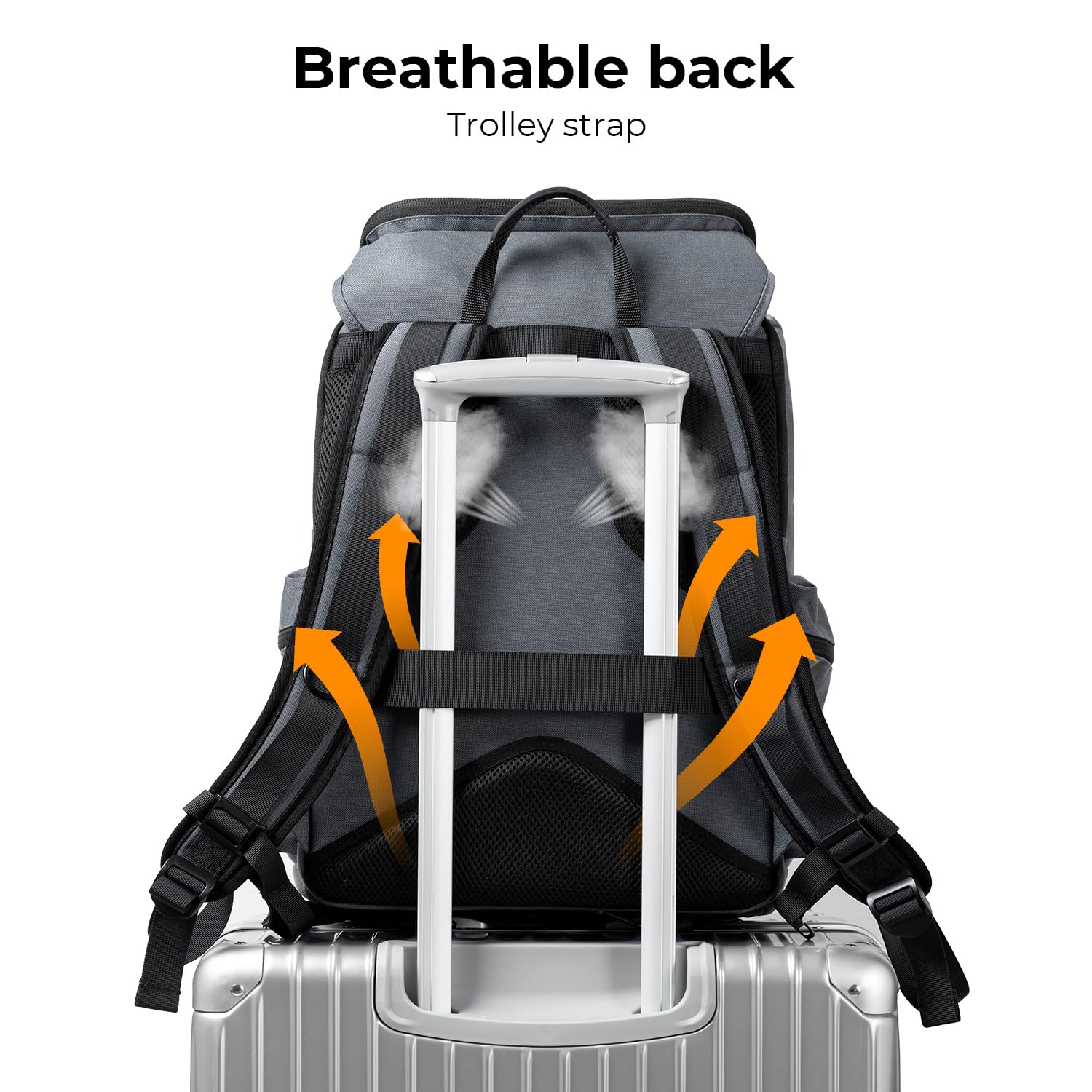 K&F Concept Professional Camera Backpack - Hard Shell DSLR SLR Camera Bag with 15.6