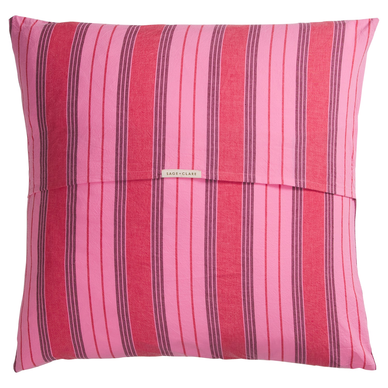 Brigitte Cotton Euro Pillowcase Set - 100% Soft Premium Cotton, 26x26 Inches, Scarlet Red - Perfect for Bedroom Decor, Guest Room Essentials & Luxury Home Textiles