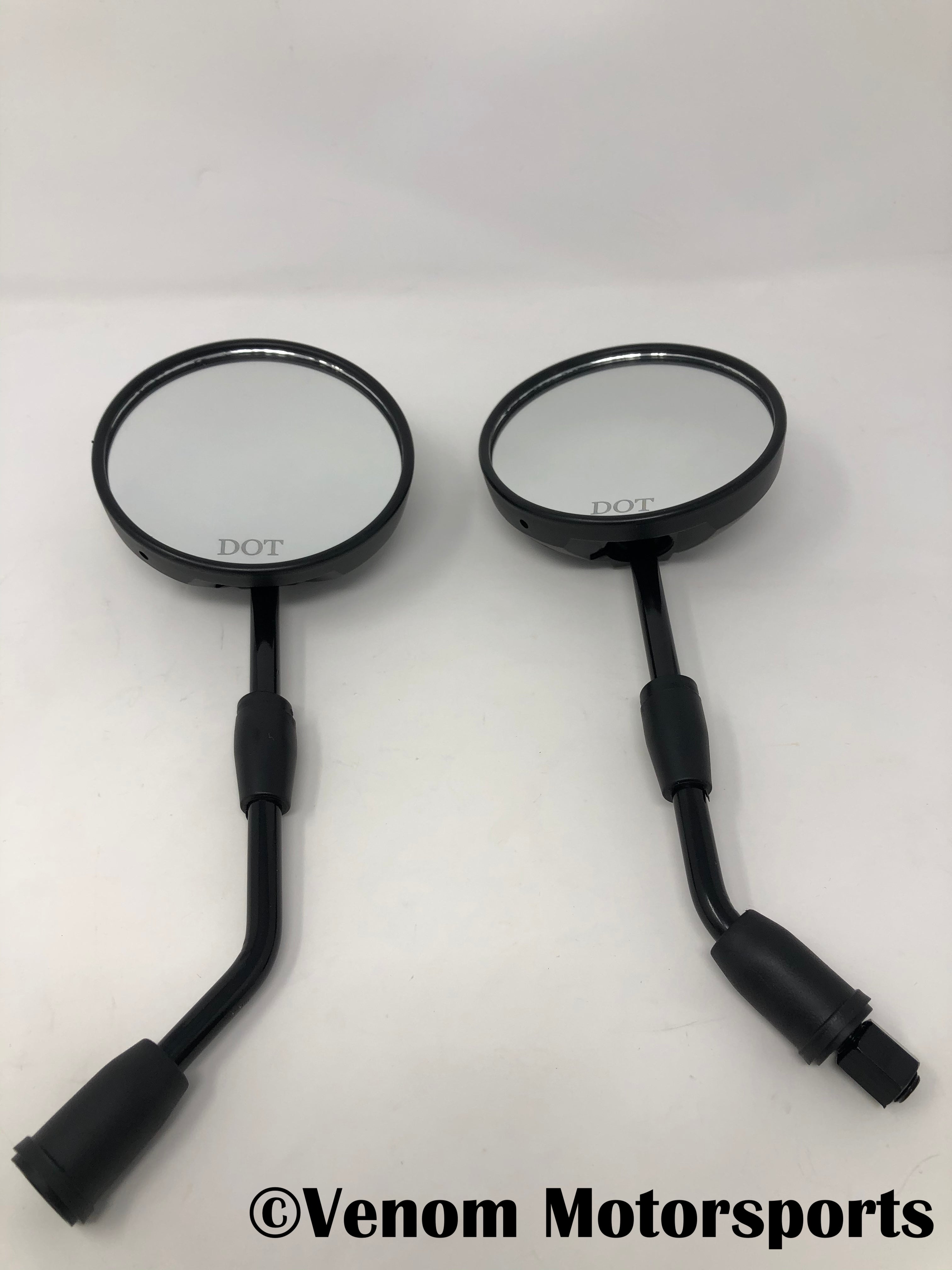 X20 Gen II 125cc Motorcycle Mirror Set (Left & Right) - OEM Parts 125010091 & 125010090 - Perfect for Replacement & Customization on Dirt Bikes & ATVs