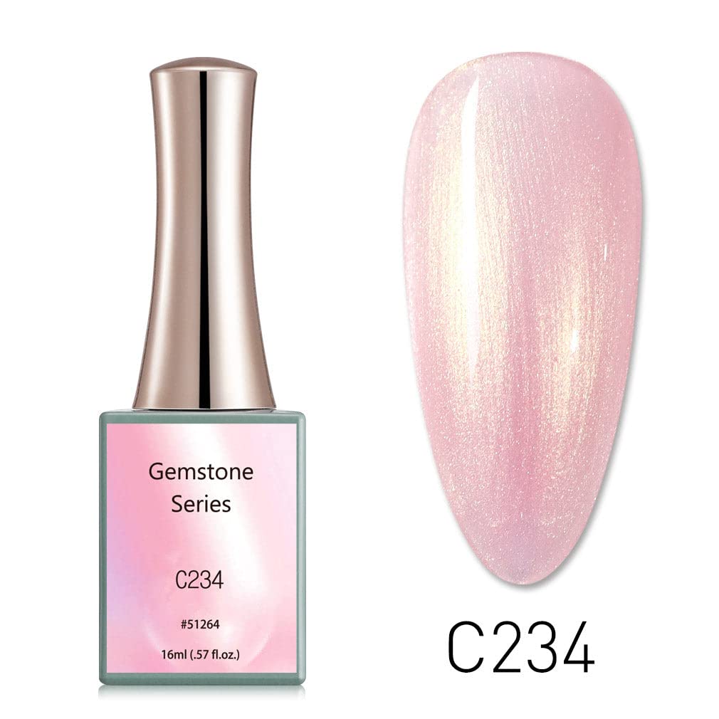 BELLE GAGA™ CANNI Gel Nail Polish Set - 16ml Soak Off LED/UV Nail Polish for Manicure, Salon & DIY Home Nail Art (Color C234) - Perfect for Parties, Weddings & Everyday Wear