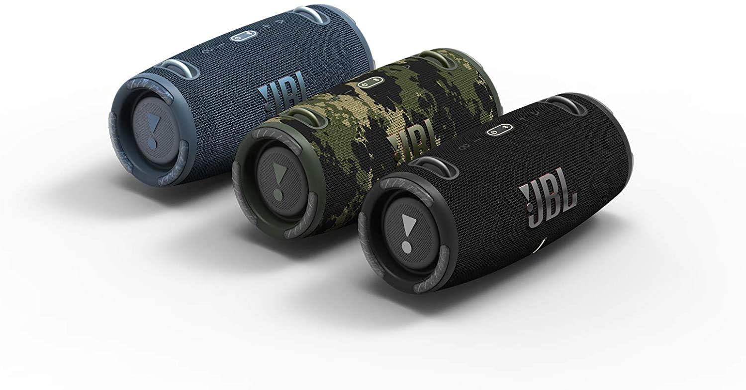 JBL Xtreme 3 Wireless Bluetooth Speaker - Portable, Waterproof, with Charging Cable - Perfect for Outdoor Adventures, Beach Parties & Poolside Fun (Black)