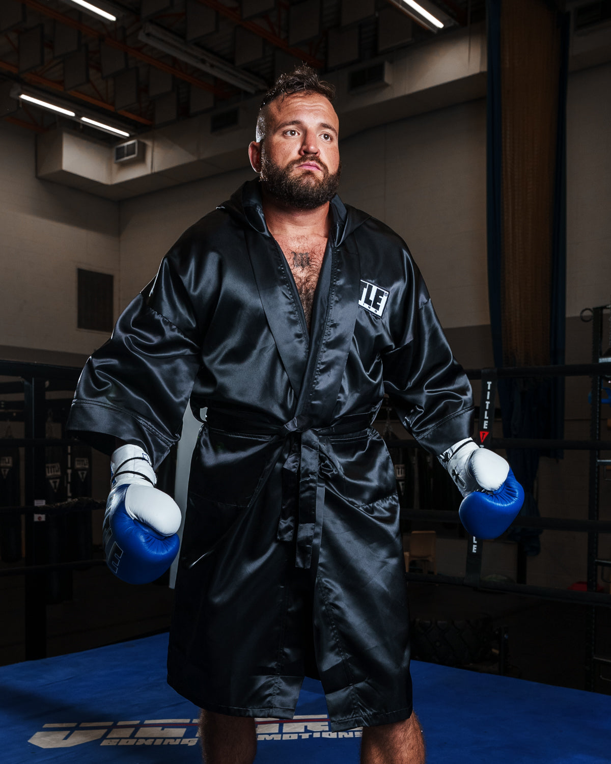 TITLE Boxing Pro Full Length Training Robe 3.0 - Premium Boxing Robe for Fighters & Training - Ideal for Gym, Sparring & Pre-Fight Warmups