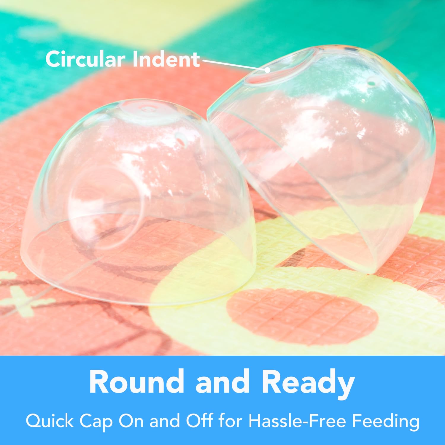 **Philips Avent Natural Baby Bottle Replacement Caps – 4-Pack, Soft & Safe PP Lids for Plastic & Glass Bottles – Perfect for Travel, Daycare & On-the-Go Feeding**