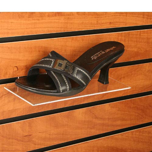 12 Clear Acrylic Slatwall Shelves for Shoes - 4