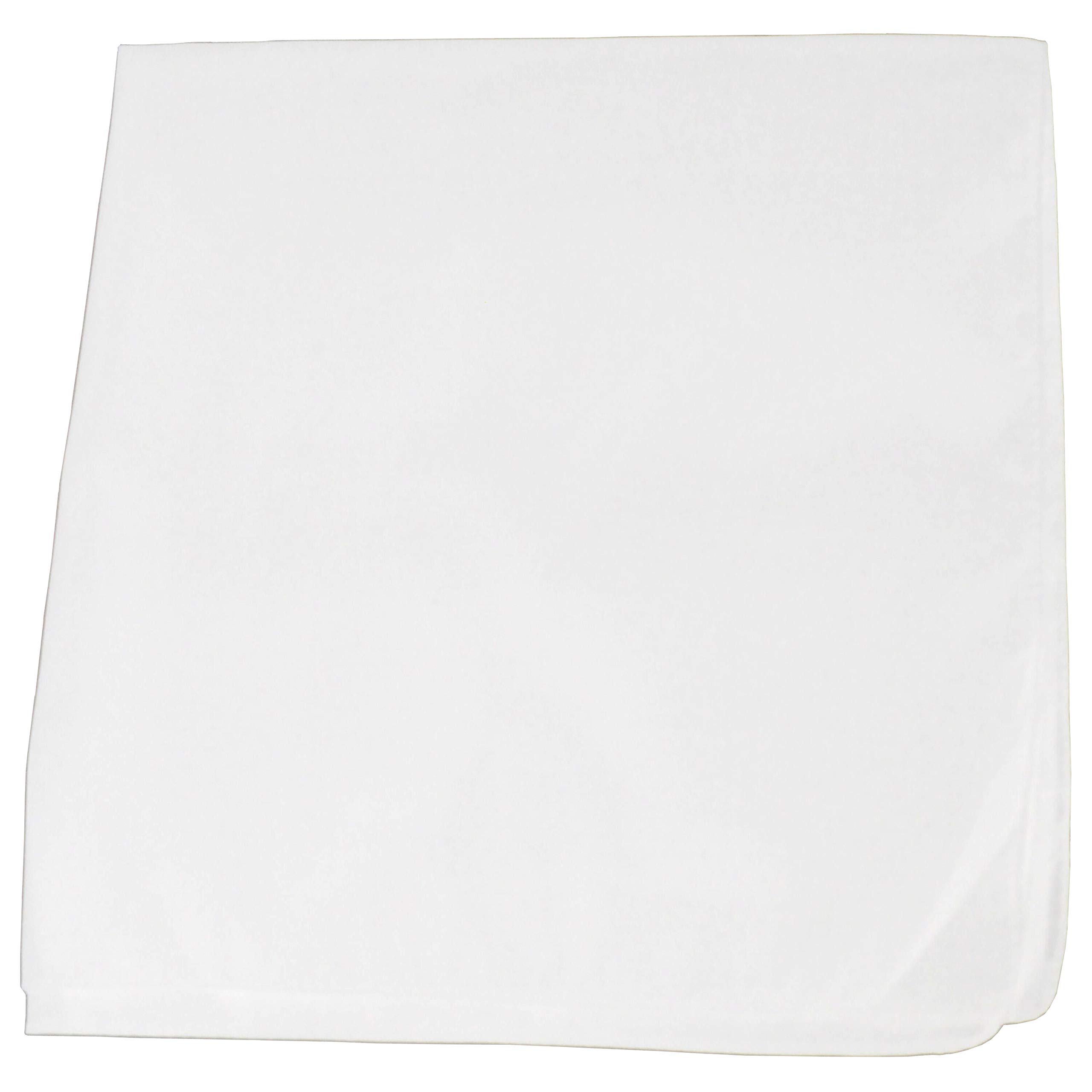 24 Pack Plain Color Polyester XL Bandanas - 27 x 27 Inch - Bulk Cotton-Like Scarves for Outdoor Activities, Sports Events & Fashion Accessories