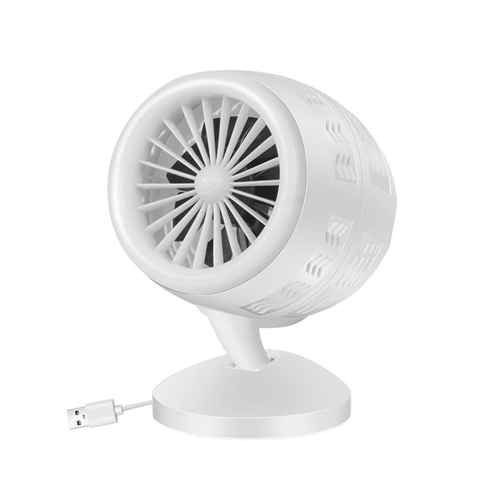 Portable USB Charging Fan - Mini Desktop Air Conditioner with Turbine Technology | Perfect for Office, Home & Travel Cooling | ZA5