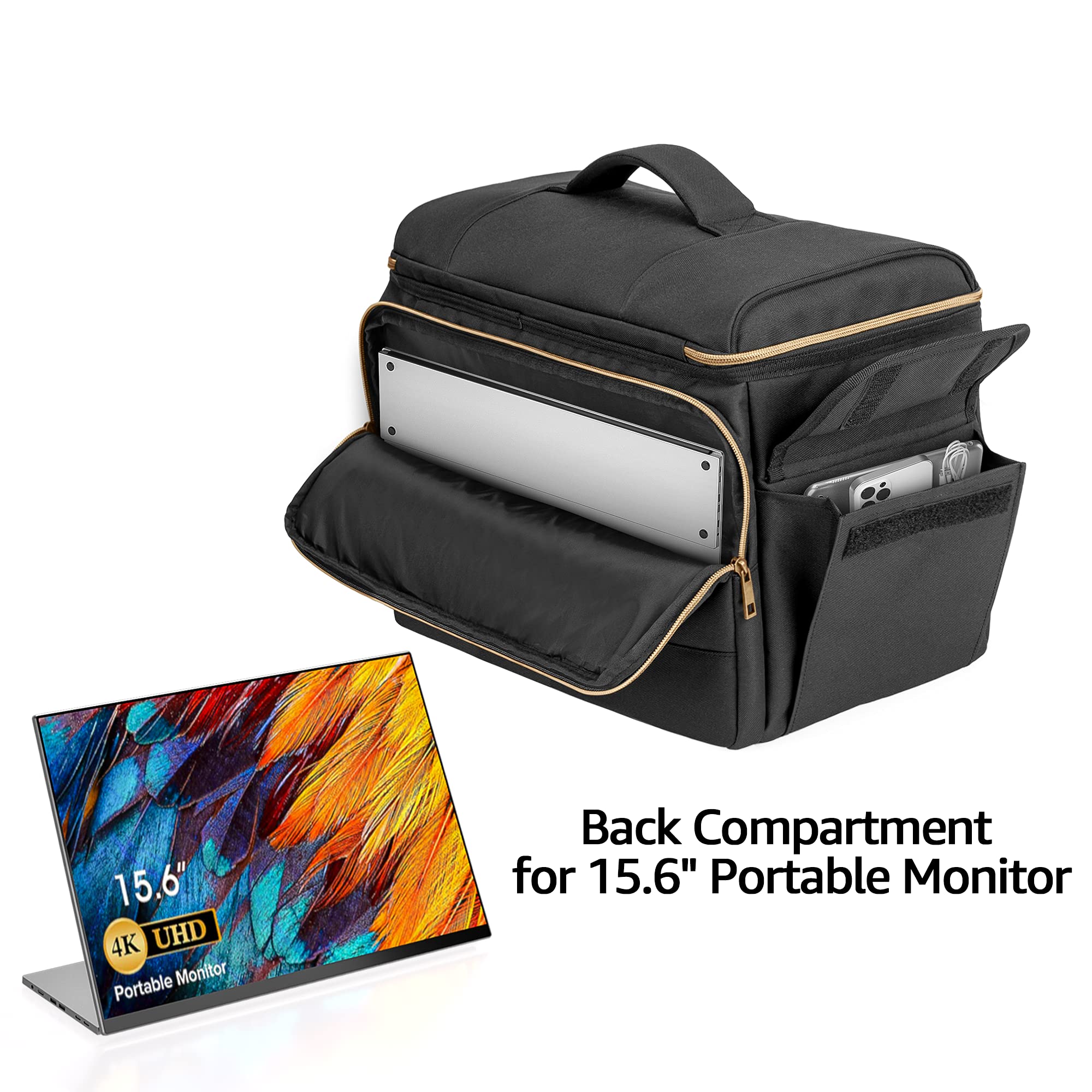 Trunab Travel Protective Case for PS5/PS4/Xbox One Controllers - Compatible with 15.6