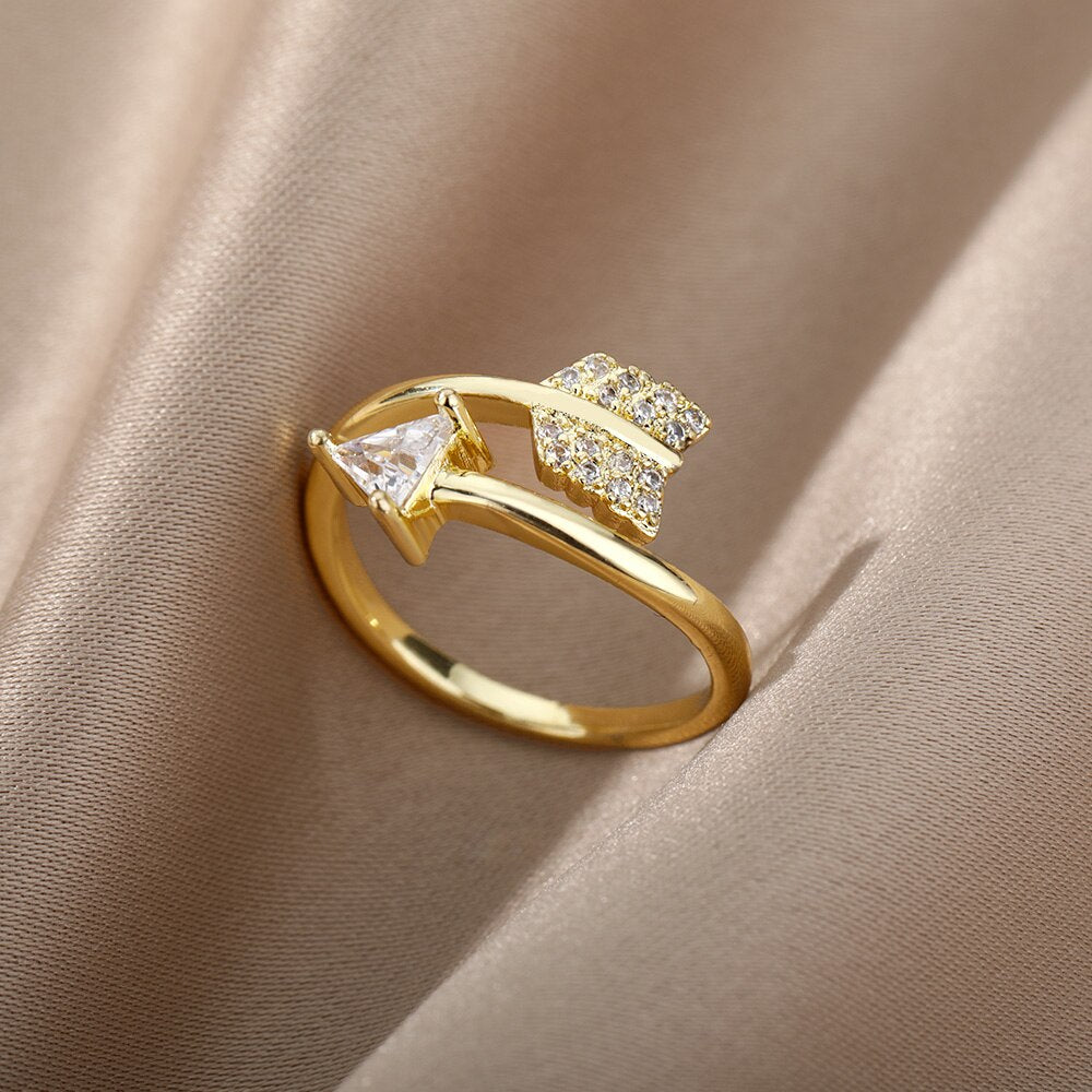 Elegant Cupid Ring - Romantic Heart-Shaped Jewelry for Valentine's Day & Anniversary Gifts | Perfect for Couples, Engagements, and Special Occasions